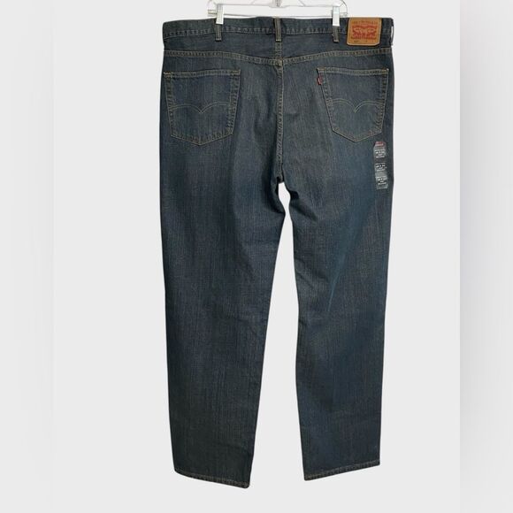NWT Levi's 550 Big & Tall Relaxed Fit Men's Jeans Size 46x34 Non-Stretch Blue - Picture 8 of 16